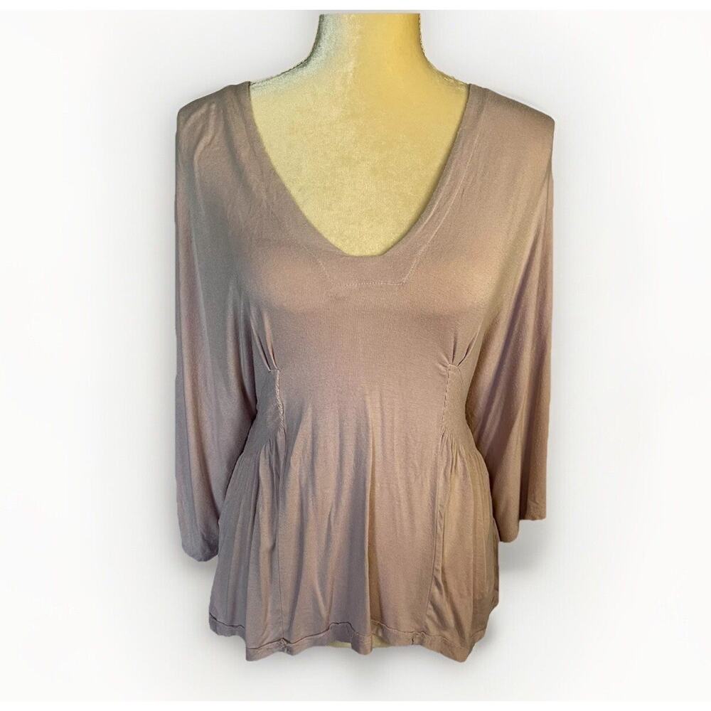 Free People Dust Pink Kimono Sleeve Top Size S